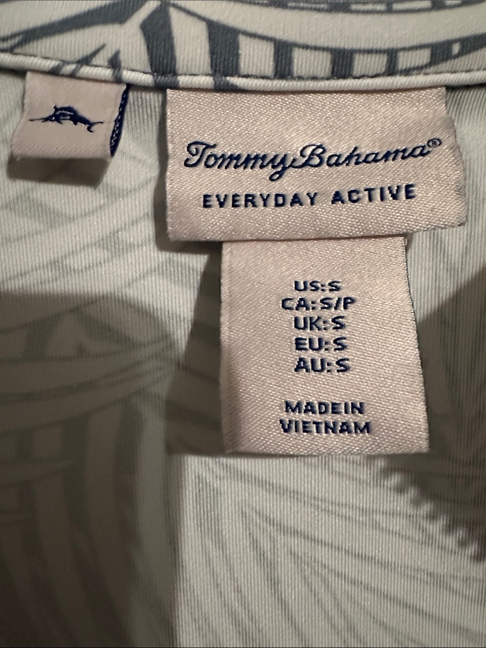 Tommy Bahama Grey & White Leaf-Print Sleeveless Midi Dress - Picture 2 of 8